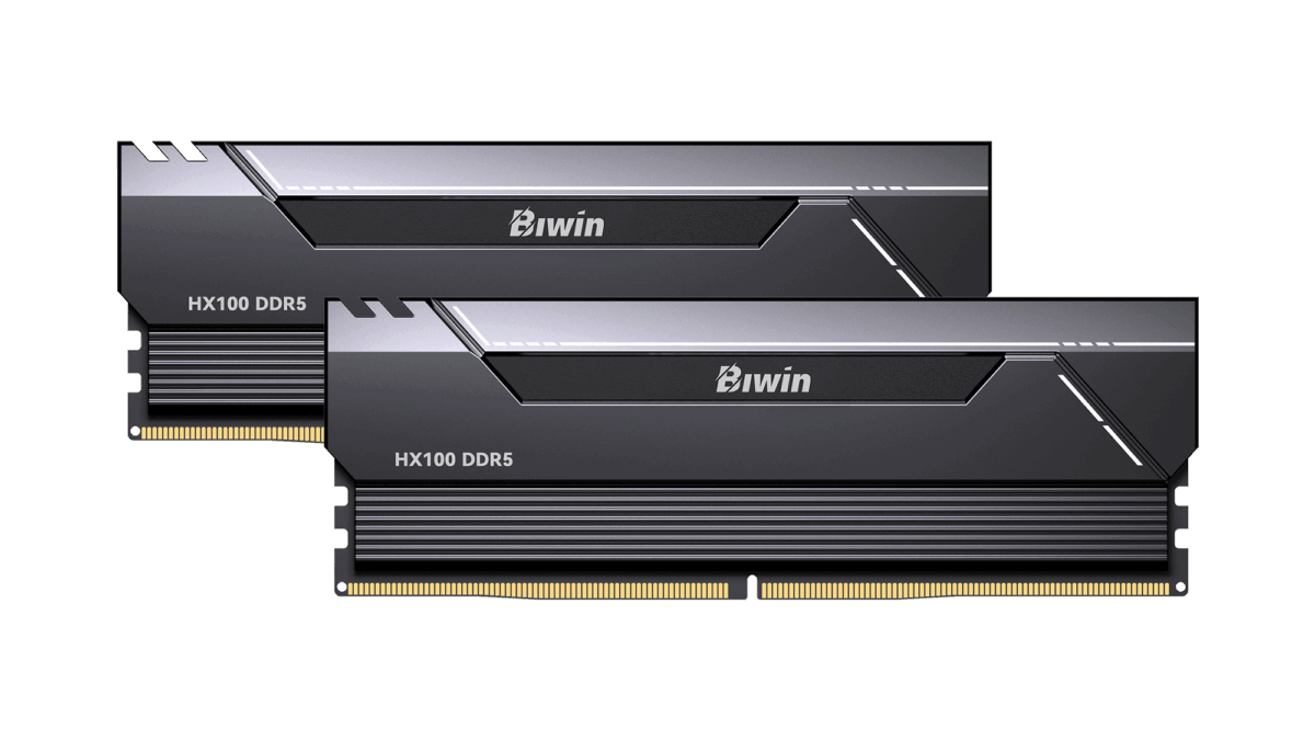 佰维黑耀系列HX100 DDR5 马甲条